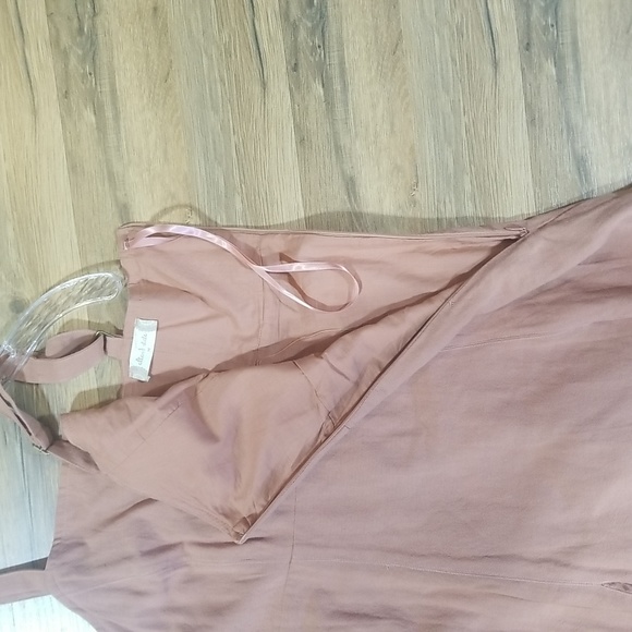 ALTAR'D STATE Terracotta Adjustable Strap Lace Up Back Mini Dress - Picture 7 of 12